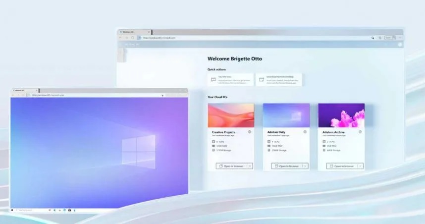 微軟雲端電腦「Windows 365」將上線 只要連上網就能用